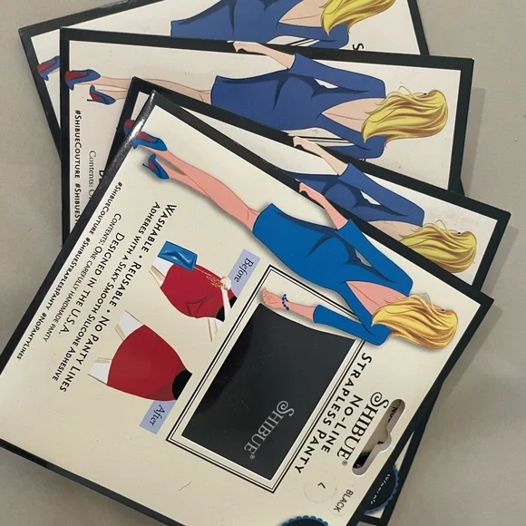 Shibue no line strapless panty new with tags large - Picture 4 of 4